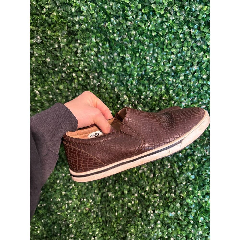 Twisted X Women’s Brown Leather Slip On Shoes Sz 6M